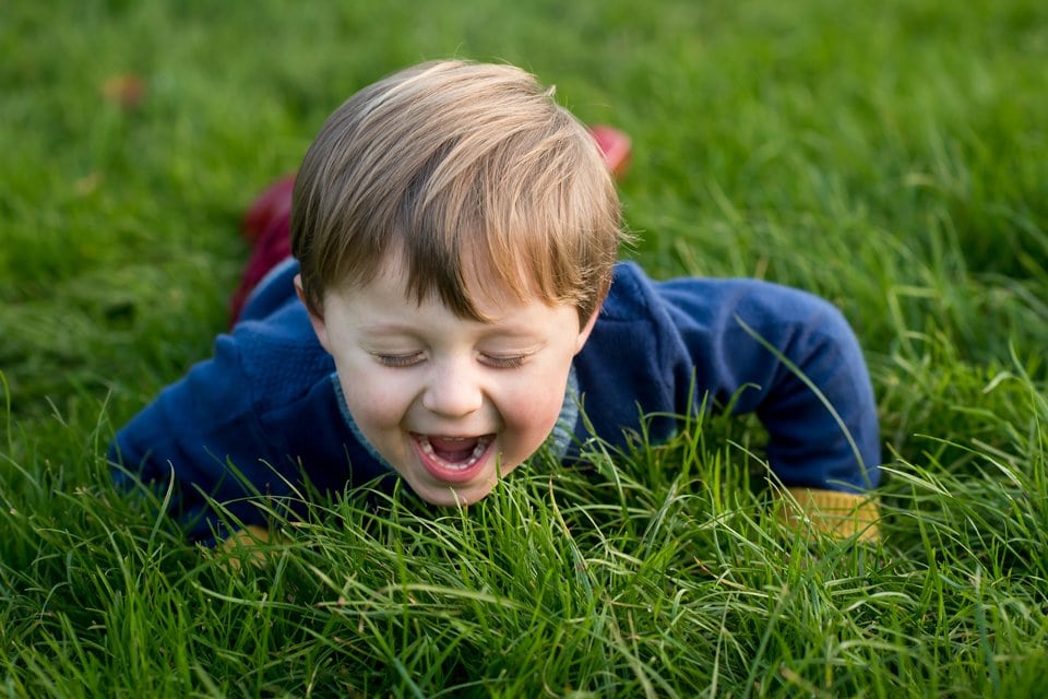 laughing boy, Harpenden family photography