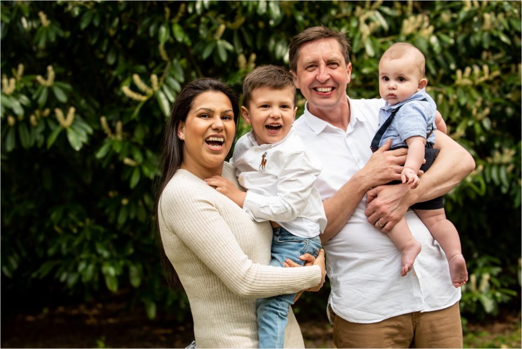 outdoor family photoshoot in St Albans