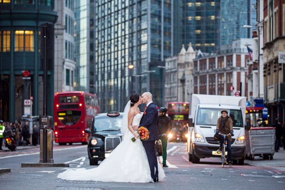 London city wedding at Andaz