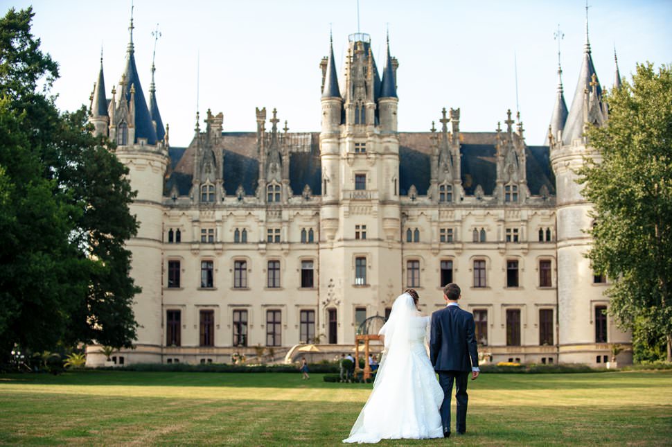 chateau challain destination wedding photos at castle