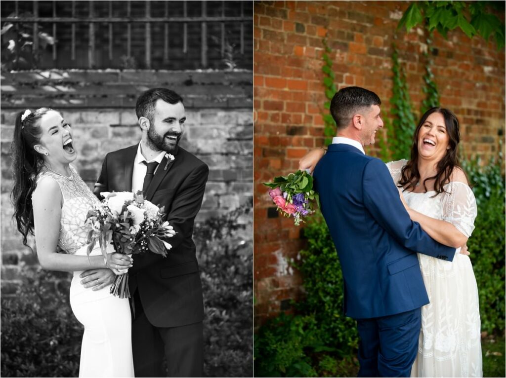 Couple portraits after their St Albans Registry Office wedding ceremonies.
